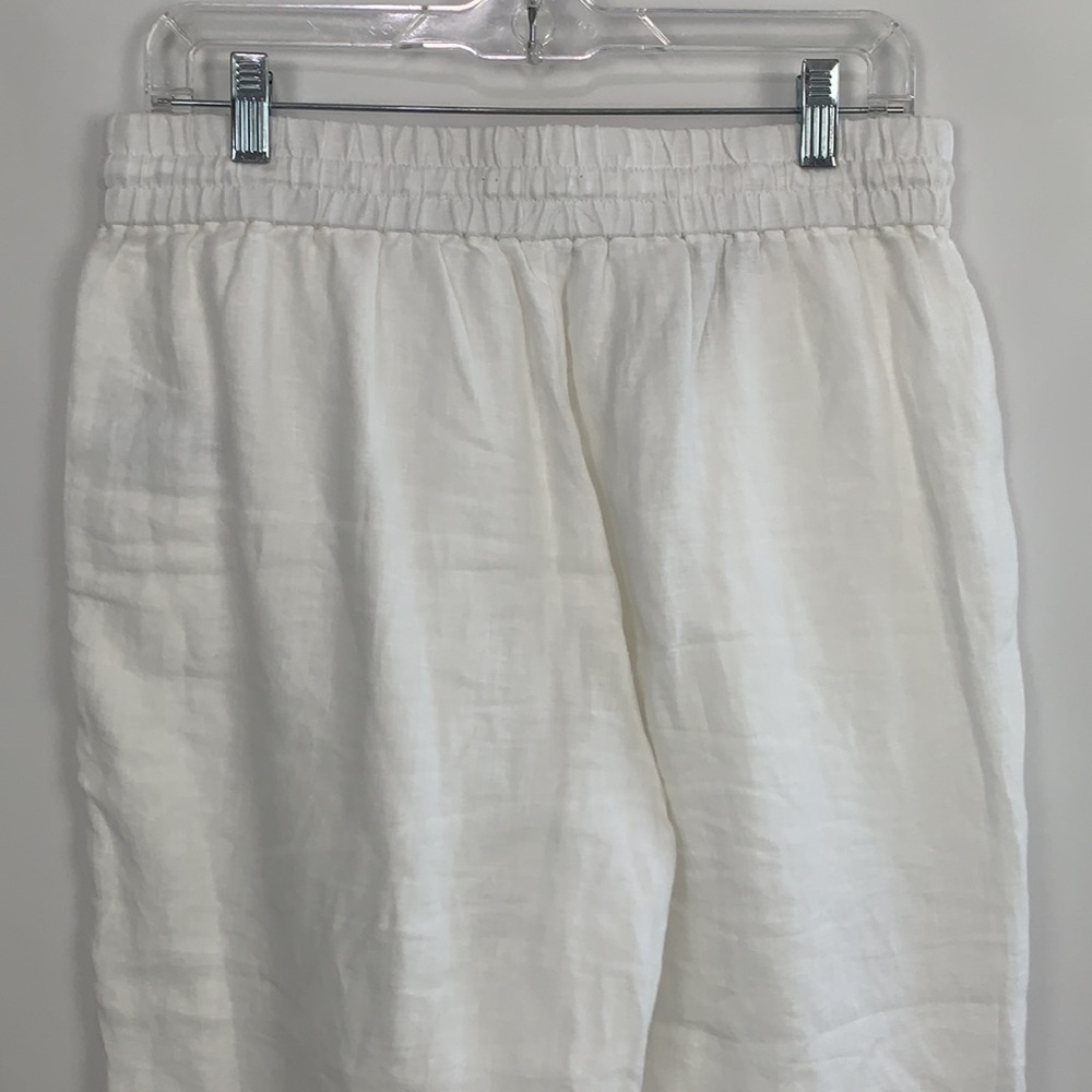 J Crew NWT white wide leg slacks - Picture 7 of 10